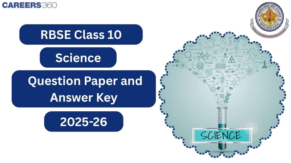 RBSE Class 10 Science Half-Yearly Question Paper 2025-26: Download PDF Answer Key & Solution